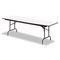 Iceberg Premium Wood Laminate Folding Table, Rectangular, 60w x 30d x 29h, Gray ICE55217