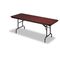 Iceberg Premium Wood Laminate Folding Table, Rectangular, 60w x 30d x 29h, Mahogany ICE55214