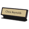 Identity Group Custom Desk/Counter Sign, 2x8, Black Designer Frame USS91200