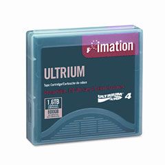 imation 1/2" Ultrium LTO-4 Cartridge, 2600ft, 800GB Native/1.6TB Compressed Capacity IMN26592