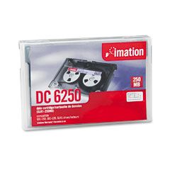 imation 1/4" Cartridge, 1500ft, 250MB Native/500MB Compressed Capacity IMN46157
