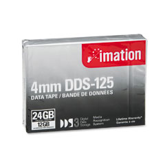 imation 1/8" DDS-3 Cartridge, 125m, 12GB Native/24GB Compressed Capacity IMN11737
