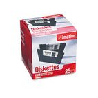 imation 3.5" Diskettes, IBM-Formatted, DS/HD, 25/Pack IMN44154
