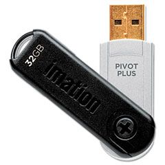 imation Pivot Plus USB Flash Drive, 32GB IMN27993