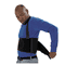 Impact Economy Back Support, 8" Back Panel, Detachable Suspenders, Medium, Black IMP7389M