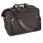 Innovera Airport Check-In Friendly 16" Laptop Shoulder Bag w/Cable Pouch, Black IVR22000