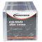 Innovera CD/DVD Polystyrene Thin Line Storage Case, Clear, 100/Pack IVR85800