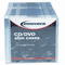 Innovera CD/DVD Polystyrene Thin Line Storage Case, Clear, 50/Pack IVR85826