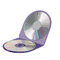 Innovera CD/DVD Shell Case, Assorted Colors, 10/Pack IVR87910