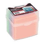 Innovera CD/DVD Slim Storage Box, Holds 20 Disks IVR81901