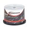 Innovera CD-R Discs, Hub Printable, 700MB/80min, 52x, Spindle, Matte White, 50/Pack IVR77855