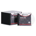 Innovera DVD+RW Discs, 4.7GB, 4x, w/Slim Jewel Cases, Silver, 10/Pack IVR46846