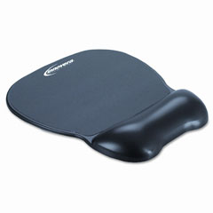Innovera Gel Mouse Pad w/Wrist Rest, Nonskid Base, 8-1/4 x 9-5/8, Black IVR51450