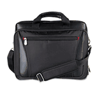 Innovera Laptop Business Case, Nylon/Vinyl, 15-1/4 x 4-1/2 x 12-1/4, Black IVR22020