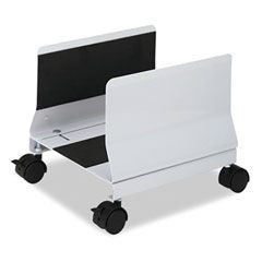 Innovera Metal Mobile CPU Stand, 10-1/4w x 10-5/8d x 9-3/4h, Light Gray IVR54000