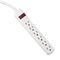 Innovera Six-Outlet Power Strip, 15-Foot Cord, 1-15/16 x 10-3/16 x 1-3/16, Ivory IVR73315