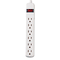 Innovera Six-Outlet Power Strip, 15-Foot Cord, 1-15/16 x 10-3/16 x 1-3/16, Ivory IVR73315
