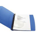 Innovera Two-Hole Punched Shell Case, Clear, 10/Pack IVR83210