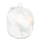 Jaguar Plastics Cub Commercial Low-Density Roll Can Liners, .5 mil., 24 x 32, White, 250/Carton JAGRW2432X