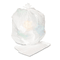 Jaguar Plastics Cub Commercial Low-Density Roll Can Liners, .5 mil., 24 x 32, White, 250/Carton JAGRW2432X