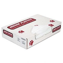 Jaguar Plastics Heavy Grade Can Liners, 55 gal, 13 mic, 36 x 60, Natural, 200/Carton JAGH3660H