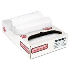 Jaguar Plastics Heavy Grade Liners, 45 gal, 13 mic, 40 x 48, 10 Roll of 25 Bags, 250/Carton JAGRH4048H