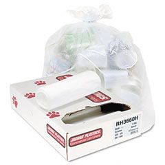 Jaguar Plastics Heavy Grade Liners, 55 gal, 13 mic, 36 x 60, 8 Rolls of 25 Bags, 200/Carton JAGRH3660H