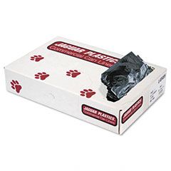 Jaguar Plastics Industrial Strength Can Liners, 45 gal, .7 mil, Black, 100/Carton JAGL4046H