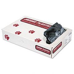 Jaguar Plastics Industrial Strength Commercial Can Liners, 10 gal, .35mil, Black, 500/Carton JAGL2423L