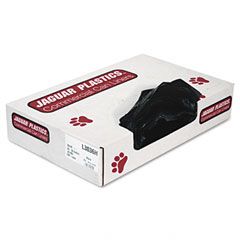 Jaguar Plastics Industrial Strength Commercial Can Liners, 30 gal, Black, 200/Carton JAGL3036H