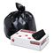 Jaguar Plastics Super Extra-Heavy Can Liners, 60 Gallon, 1.7mil, 38 x 58, Black, 100/Pack JAGG3858HBL