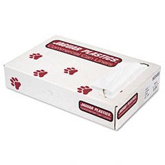 Jaguar Plastics Super Extra-Heavy Liners, 33 gal, 16 mic, 33 x 40, Natural, 200/Carton JAGH3340S