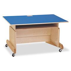 Jonti-Craft Computer Table, 42w x 29d x 18h, Blue JNT3452JC