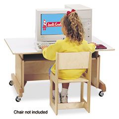 Jonti-Craft Computer Table, 42w x 29d x 18h, White JNT0345JC