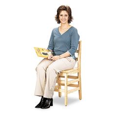 Jonti-Craft Kydz Ladderback Chair, 18" High Seat, 2/Carton JNT5918JC2