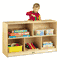 Jonti-Craft Low Single Mobile Storage Unit, 48w x 15d x 29-1/2h, White JNT0392JC
