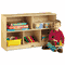 Jonti-Craft Low Single Mobile Storage Unit, 48w x 15d x 29-1/2h, White JNT0392JC