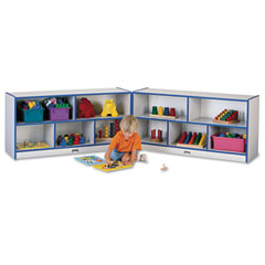 Jonti-Craft Rainbow Accents Fold-n-Lock Storage Unit, 48w x 15d x 24-1/2h, Blue JNT0326JCWW003