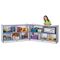 Jonti-Craft Rainbow Accents Fold-n-Lock Storage Unit, 48w x 15d x 29-1/2h, Purple JNT0292JCWW004