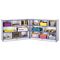 Jonti-Craft Rainbow Accents Fold-n-Lock Storage Unit, 48w x 15d x 35-1/2h, Blue JNT0369JCWW003