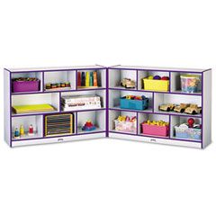 Jonti-Craft Rainbow Accents Fold-n-Lock Storage Unit, 48w x 15d x 35-1/2h, Purple JNT0369JCWW004