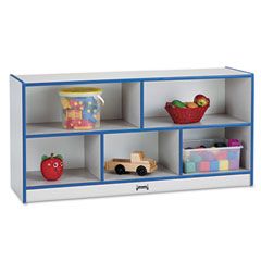 Jonti-Craft Rainbow Accents Single Storage Units, 48w x 15d x 24-1/2h, Blue/Freckled Gray JNT0324JCWW003