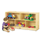 Jonti-Craft Toddler Single Mobile Storage Unit, 48w x 15d x 24-1/2h, White JNT0324JC
