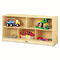 Jonti-Craft Toddler Single Mobile Storage Unit, 48w x 15d x 24-1/2h, White JNT0324JC