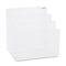 Kantek Clear Acrylic Desk File, Three Sections, 8 x 6 1/2 x 7 1/2, Clear KTKAD45