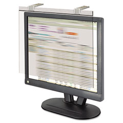 Kantek LCD Protect Acrylic Monitor Filter w/Privacy Screen, 19-20" Monitor, Silver KTKLCD19SV