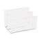 Kantek Mini Sorter, Two Sections, Acrylic, 4 1/8w x 6 1/4d x 4h, Clear KTKAD50