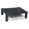 Kantek Single Level Height-Adjustable Stand, 17 x 13 1/4 x 3 to 6 1/2, Black KTKMS400