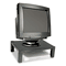 Kantek Single Level Height-Adjustable Stand, 17 x 13 1/4 x 3 to 6 1/2, Black KTKMS400