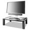 Kantek Wide Two-Level Stand, Height-Adjustable, 20 x 13 1/4, Black KTKMS500